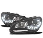 PHARES VOLKSWAGEN VW GOLF 6 FOND NOIR DRL, Verzenden, Neuf