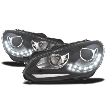 PHARES VOLKSWAGEN VW GOLF 6 FOND NOIR DRL, Verzenden, Neuf