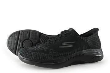 Skechers Instappers in maat 45 Zwart, Kleding | Heren, Schoenen, Verzenden, Zwart, Overige typen, Zo goed als nieuw