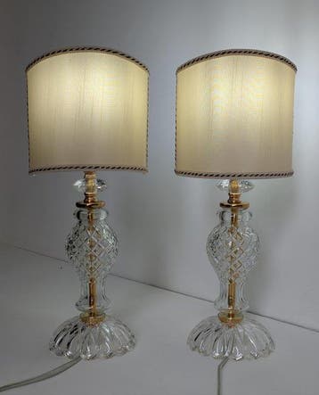 Artelight - Lamp (2) - kristal - glas - messing -