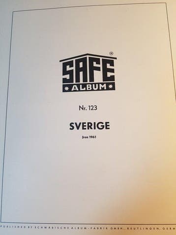 Suède 1962/2007 - 3 albums Safe avec timbres et suppléments, Timbres & Monnaies