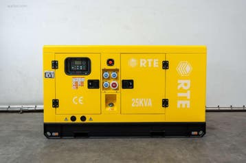 2x RTE - 2026 - 7423 - 25 KVA noodstroomaggregaat...