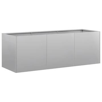 Plantenbak gegalvaniseerd | Retour deal | Knaller!, 100 cm of meer, Zo goed als nieuw, Metaal, Rechthoekig