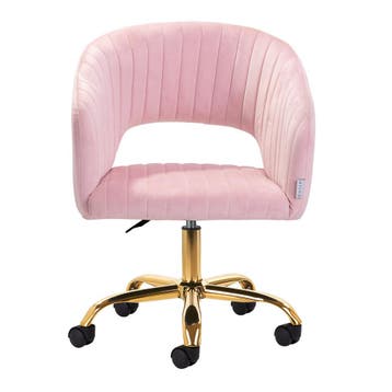 Elegante Velvet Draaistoel – Verrijdbaar en Verstelbaar, Huis en Inrichting, Stoelen, Verzenden, Nieuw
