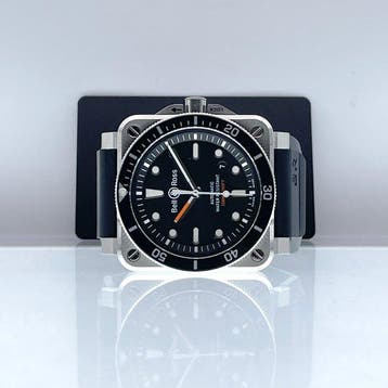 Bell & Ross - Diver Date - BR0392-D-BL-ST/SRB - Heren -