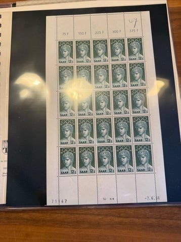 Duitse Rijk 1920/1945 - bogen Duitse Rijk inflatie, Gestempeld