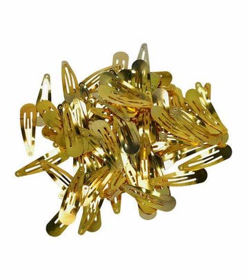 DIY haarspeld klikklak 5 cm – metalen klikklakspeldjes –, Nieuw
