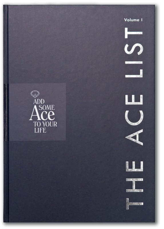 The Ace list Volume 1 9789081922807, Boeken, Taal | Engels, Zo goed als nieuw, Verzenden