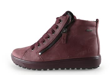 Ecco Veterboots in maat 38 Rood, Kleding | Dames, Schoenen, Ecco, Verzenden, Overige typen, Zo goed als nieuw