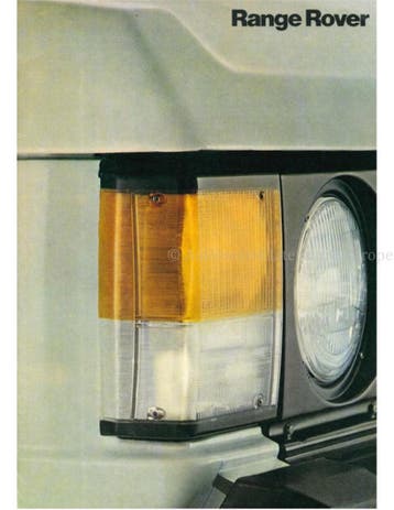 1979 LAND ROVER RANGE ROVER BROCHURE NEDERLANDS, Boeken, Ophalen of Verzenden, Nieuw
