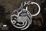 Game of Thrones Metalen Sleutelhanger Targaryen Sigil (Steel, Ophalen of Verzenden