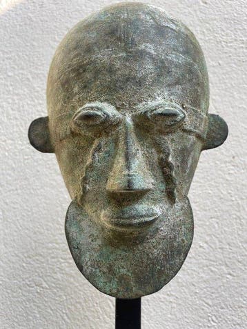 Bronzen masker Djenné - Soninke - Mali