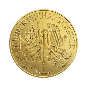Gouden Philharmoniker munt 1 troy ounce
