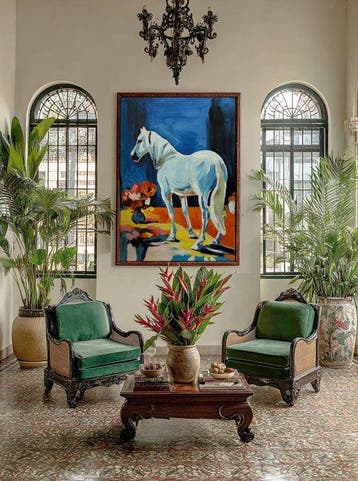 E. García - Caballo blanco XL (no reserve)