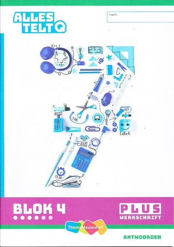 Alles Telt Q Antwoorden Werkschrift Plus blok 4 groep 7, Verzenden, Nieuw