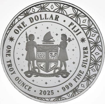 1 Troy Ounce - Zilver .999 - Unicorn 2025 - 31,1 gram - fine