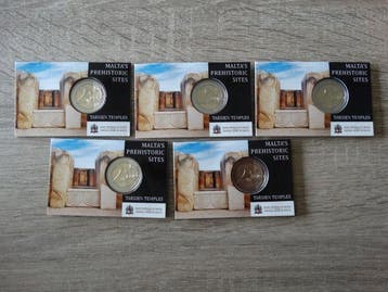 Malta. 2 Euro 2021 Tarxien (5 stuks) (Zonder minimumprijs)