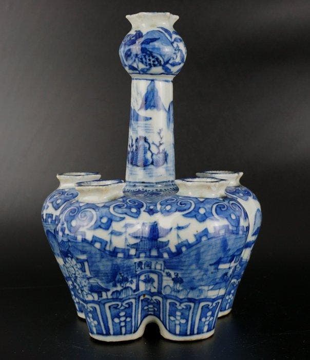 Vaas - Porselein - China - Qing Dynastie (1644-1911), Antiek en Kunst, Antiek | Overige Antiek