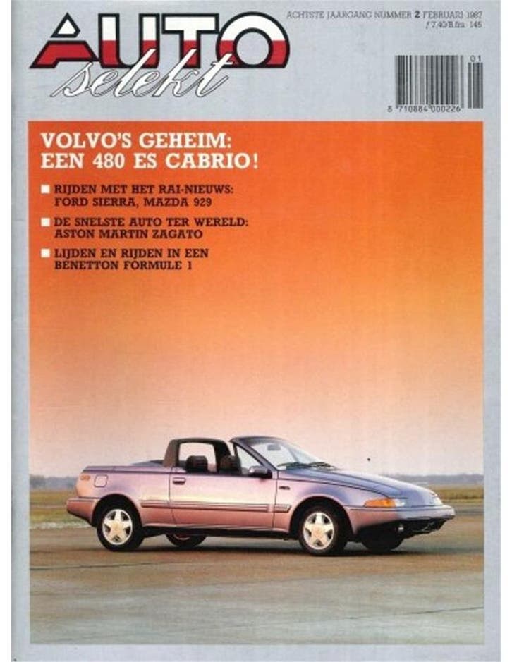 1989 AUTO SELEKT MAGAZINE 02 NEDERLANDS, Livres, Autos | Brochures & Magazines