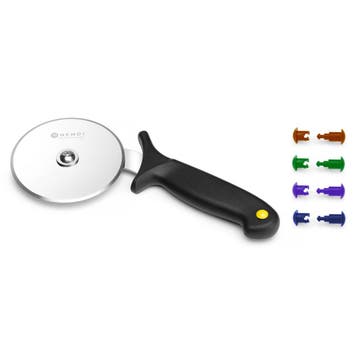 Pizzasnijder | RVS Mes (Ø100mm) | HACCP-Kleurcodering |, Verzenden, Nieuw in verpakking