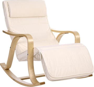 Schommelstoel - relaxstoel - relax fauteuil - met, Verzenden, Nieuw