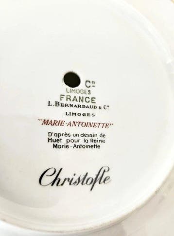 L. Bernardaud & Cie pour Christofle - Taartstandaard -