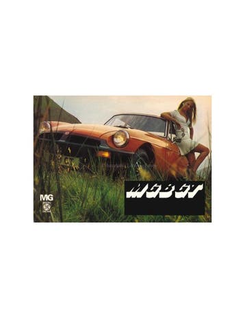 1975 MG MGB GT BROCHURE NEDERLANDS, Ophalen of Verzenden