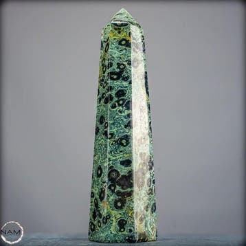 Unieke Kambaba-jaspis – De Obelisk van rust en aarding-