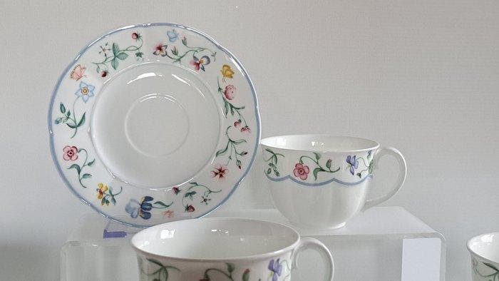 Villeroy & Boch - Koffie- en theeservies (12) - Mariposa -, Antiquités & Art, Antiquités | Meubles | Tables