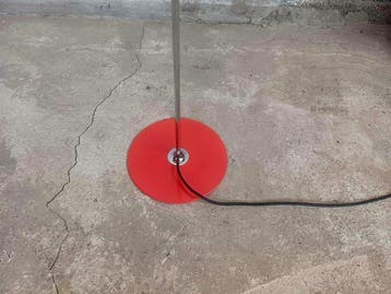 Oluce - Joe Colombo - Staande lamp - spin - Staal, Aluminium