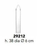 Glas Hang Tube 38 cm hoog Ø6 cm, Hobby en Vrije tijd, Knutselen, Nieuw