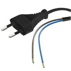 Velvalux 2-aderige voedingskabel Europlug C7 1,5m zwart, Doe-het-zelf en Bouw, Elektriciteit en Kabels, Verzenden, Nieuw