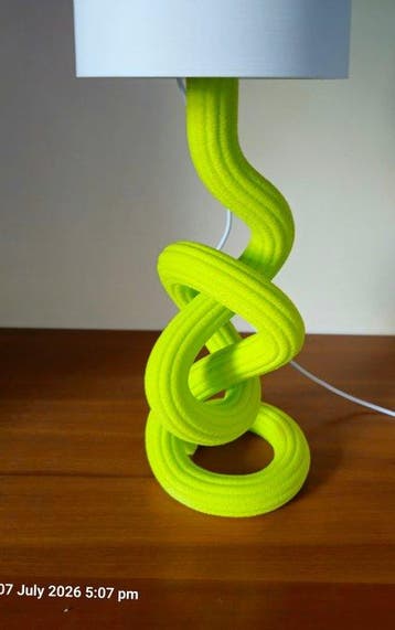 Tafellamp - ABS - Acqua twist tafellamp