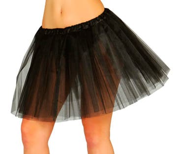Zwarte Tutu 40cm, Verzenden, Nieuw