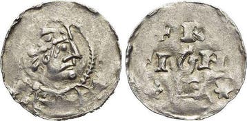 Pfennig Straßburg-koenigliche Muenzstaette Heinrich Ii 10.., Verzenden