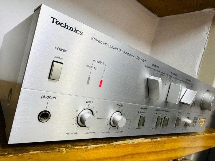 Technics - SU-V707 Solid state geïntegreerde versterker, TV, Hi-fi & Vidéo, Radios