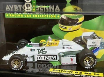 Lang 1:43 - Modelauto - Williams FW08C Saudia Williams Ford