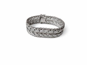 UnoAErre - Bracelet - 14 carats Or blanc