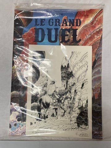 Le Grand duel + dédicace - B - 1 Album - Beperkte oplage -, Boeken, Stripverhalen, Nieuw