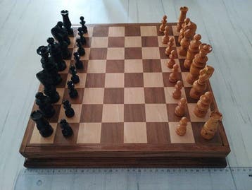 Schaakspel - Hout