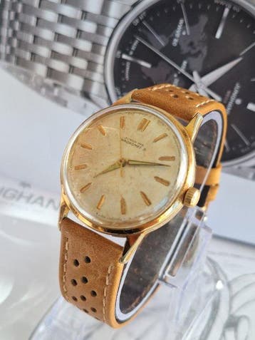 Junghans - Chronometer cal 82/1 vergoldet 20 Mikron - Sans, Handtassen en Accessoires, Nieuw