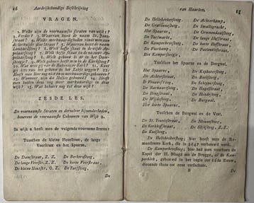 P.J. Prinsen - Aardrijkskundige beschrijving stad Haarlem -