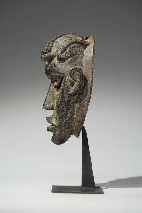 Een houten masker - Bassa - Dan - Ivoorkust (Zonder, Antiek en Kunst, Kunst | Niet-Westerse kunst
