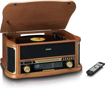 Classic Phono Retro Platenspeler - Bluetooth - Auto-stop -Ra, Verzenden, Nieuw