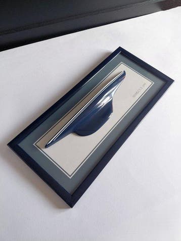 Bateau miniature à demi-coque - Demi coque décorative en