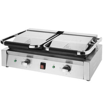 Contact-/Paninigrill | BISTRO | Dubbel | Glad Oppervlak, Verzenden
