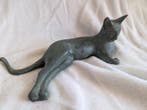 Resting cat - 30 cm - Figuur - resting cat - Koud geverfd