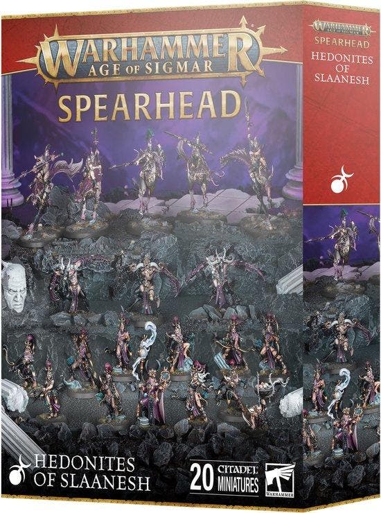 Spearhead Hedonites of Slaanesh (Warhammer nieuw), Hobby en Vrije tijd, Wargaming, Ophalen of Verzenden