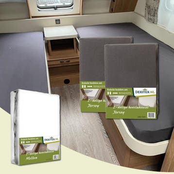 Textielpakket Caravan enkele bedden Fendt-Hobby enz - 2