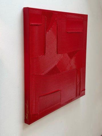Sarah Schwarzl - Frequency DEEP RED (Frame included)